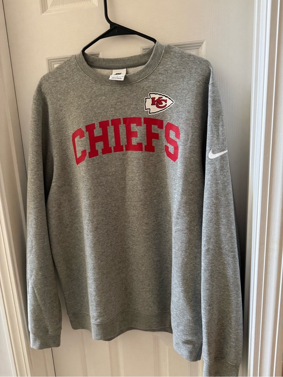 Nike Other - Nike Kansas City Chiefs Gray Crewneck Sweatshirt Men’s Large